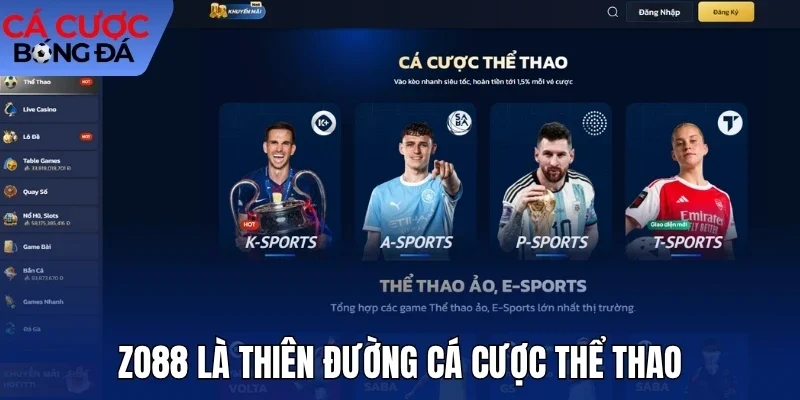 Zo88 là thiên đường cá cược thể thao